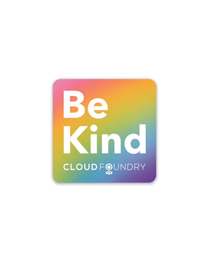 Cloud Foundry Be Kind Decal