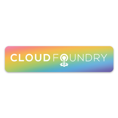 Cloud Foundry Pride Decal